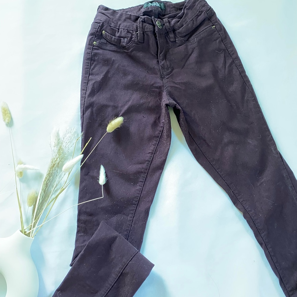 royalty women purple jeans size 4